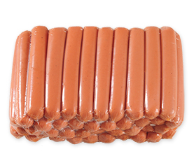 Mckenzie Antibiotic Free 8:1 Natural Angus Uncured Beef Frank Foodservice Frozen