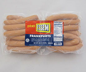 Essem Natural Casing Franks 2/5 LB