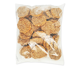 Al Fresco Country Style Fully Cooked Breakfast Chicken Patty Food Service 2/5#