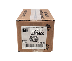 Al Fresco Sweet Apple Fully Cooked Chicken Sausage