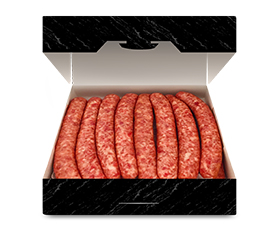 Genoa Hot Italian Bbq Sausage 5 LB Box