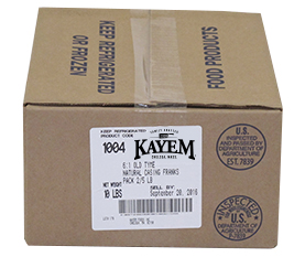 Kayem 6:1 Old Tyme Natural Casing Franks