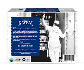 Kayem 2.5 LB Old Tyme Natural Casing Franks