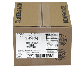 Kayem 4:1 Beef Hot Dogs Foodservice 7″