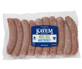 Kayem Fully Cooked Pale Ale Brats