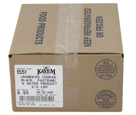 Kayem Extra Lean Black Pastrami