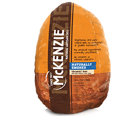 Mckenzie Antibiotic Free Uncured Smoked Ham