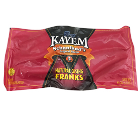 Kayem Schonland’s 8:1 Natural Casing Franks