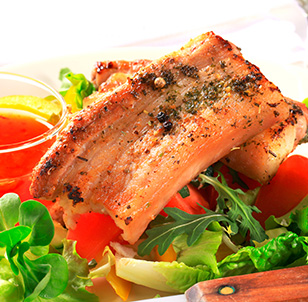 Roasted Pork Belly with Orange Sherry Glaze