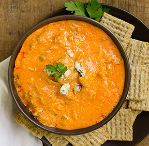Buffalo Smoked Chicken Dip